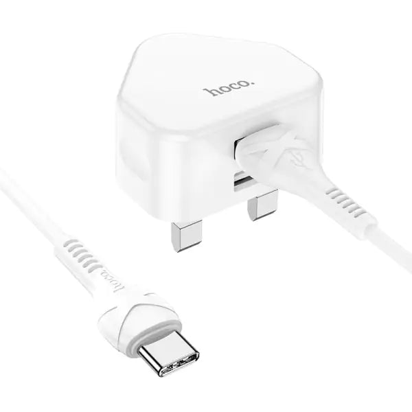 C90B Grandiose dual port charger set(iP)(UK) - White - Saif Al Najmi Kw